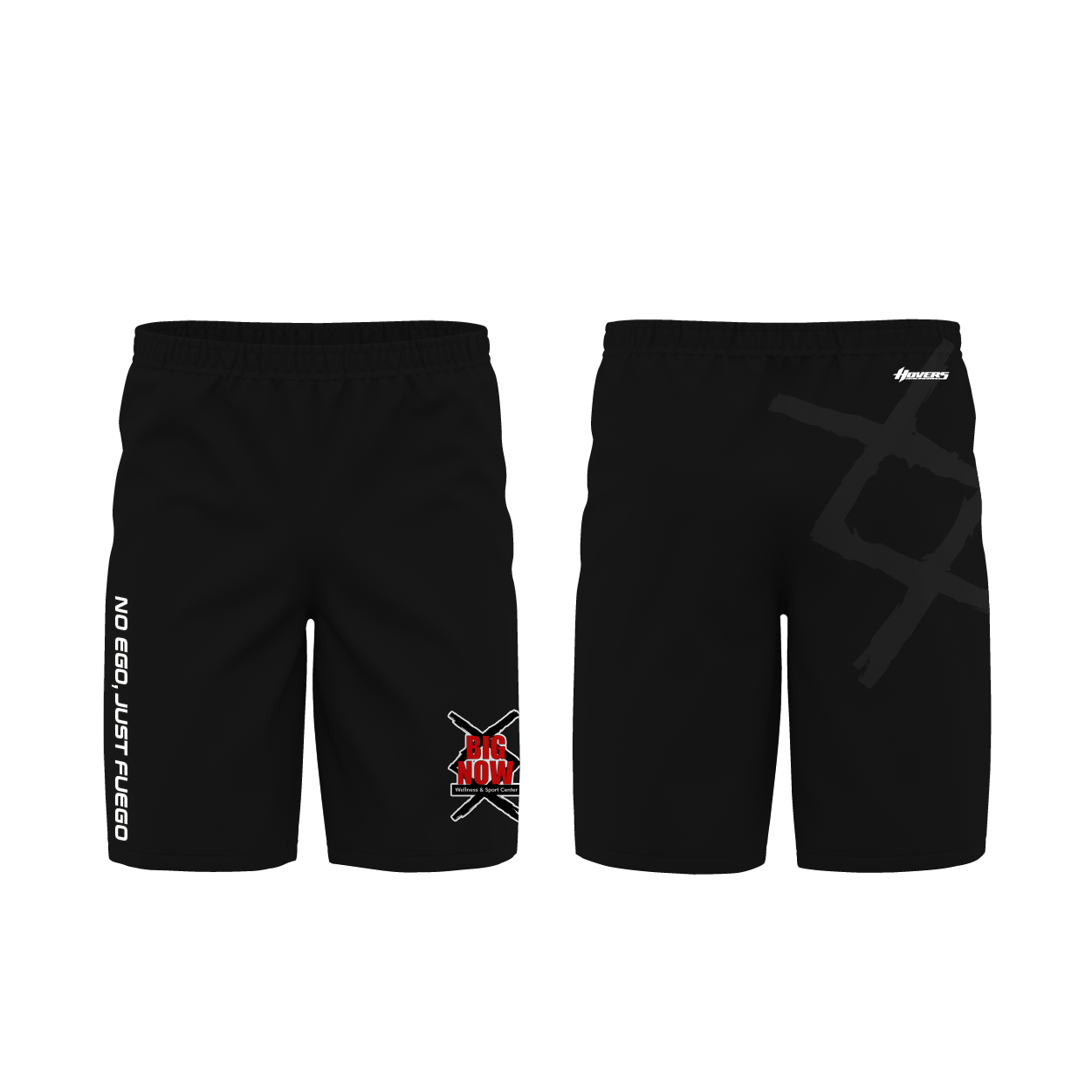 Shorts Deportivos Black Stealth